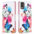 Wonderland Nokia C32 flip case - Two Butterflies For Cheap