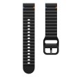 20mm Silicone Band Garminactive 5   Garmin vivoactive 5   Venu Sq Wave Design Watch Strap - Black Online now