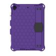 iPad 10.2 (2019) honeycomb EVA silicone combo case - Purple Online Sale