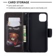 Wonderland iPhone 11 Pro Max flip case - Bear And Its Warnings Fashion