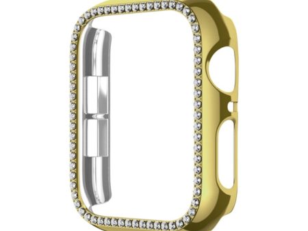 Apple Watch Series 9   8   7 45mm Watch Case Electroplating Impact-Resistant Watch Frame - Gold For Cheap