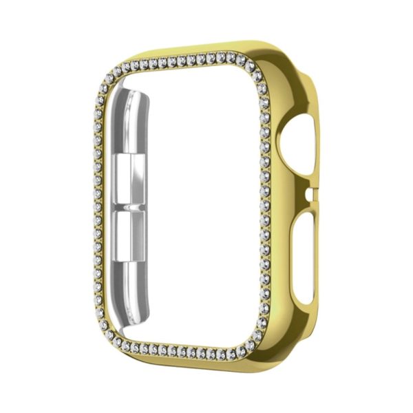 Apple Watch Series 9   8   7 45mm Watch Case Electroplating Impact-Resistant Watch Frame - Gold For Cheap