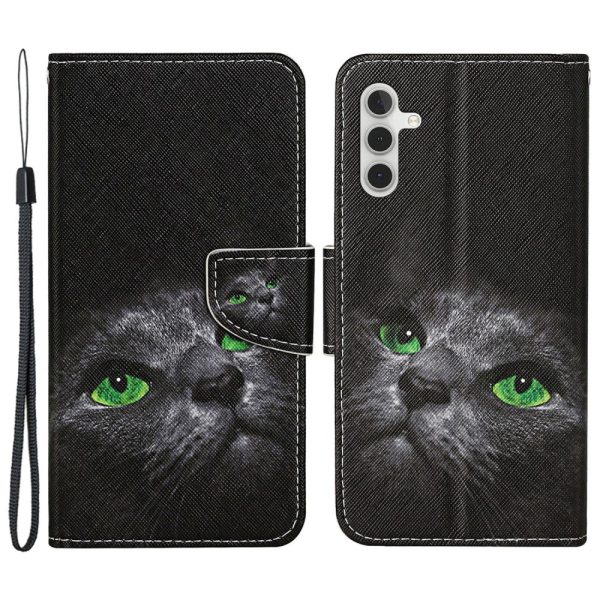 Wonderland Samsung Galaxy A35 flip case - Cat For Discount