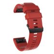 26mm Garmin Fenix 5X   5X Plus   Fenix 3   3 HR silicone watch band - Red Discount