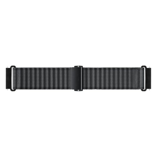 22mm Nylon Band for Huawei Watch 4   4 Pro   GT 4 46mm Wave Design Watch Strap - Dark Grey For Discount