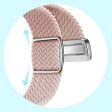 Apple Watch Series 9 45mm   Ultra 2 nylon braided strap - Jeans Colorful Fashion