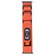 Apple Watch Series 41mm - 40mm - 38mm Nylon Watch Band - Orange Sale