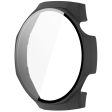 Huawei Watch GT 5 Pro 46mm Bump Resistant Cover Watch Case Cover with Tempered Glass Screen Film - Matte Black Sale