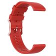 20mm Universal dots design silicone watch strap - Red For Discount