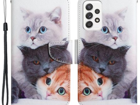 Wonderland Samsung Galaxy A33 5G flip case - Three Cats Hot on Sale