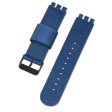 20mm Universal breathable nylon + canvas watch strap with black buckle - Royal Blue Hot on Sale