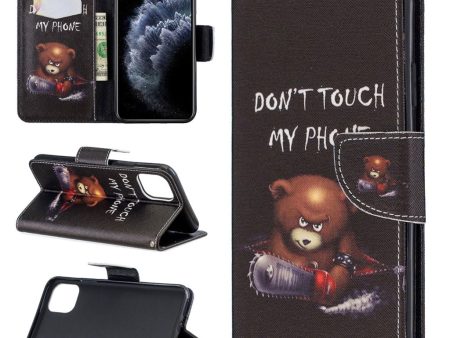 Wonderland iPhone 11 Pro Max flip case - Bear And Its Warnings Fashion