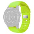 26mm Silicone Band Garmin Fenix 8 51mm   Enduro 3   Enduro 2 Quick Release Watch Strap - Green For Sale