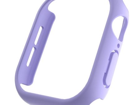 Apple Watch Series 10 46mm Case Matte Hollow Hard Bump Resistant Watch Protective Cover - Purple Hot on Sale