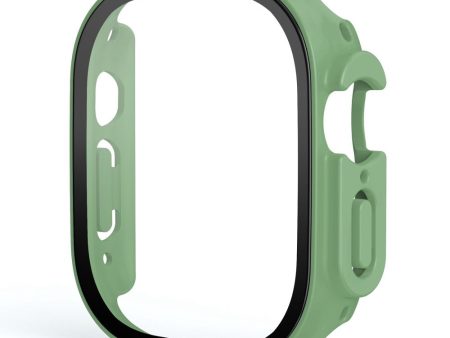 Apple Watch Ultra cover with tempered glass screen protector - Mint Green Sale