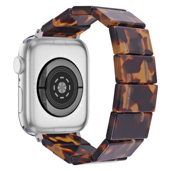 Apple Watch Series 41mm - 40mm - 38mm Resin Blocks Strap - Tortoiseshell Supply