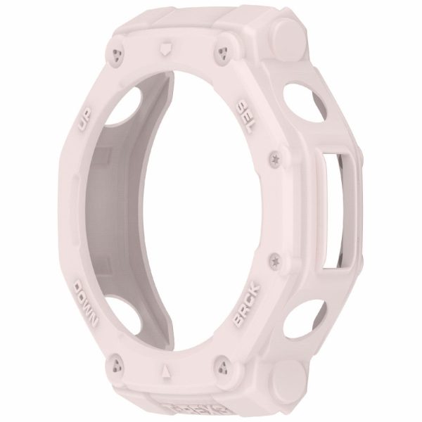 Huami Amazfit T-Rex 3 Flexible Watch Case Anti-Scratch Hollow Watch Frame Cover - Light Pink Discount