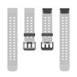 26mm Silicone Strap Garmin Fenix 8 51mm   Enduro 3   Enduro 2 Quick Release Ocean Watch Band - Grey Online now