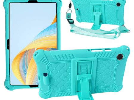 Samsung Galaxy Tab A9 Case - Tablet Cover with Shoulder Strap in Mint Green Supply