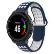 26mm Garmin Forerunner 735XT   220   230   235   620   630 dual-color silicone watch band - Dark Blue   White Fashion