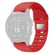 26mm Silicone Band Garmin Fenix 8 51mm   Enduro 3   Enduro 2 Quick Release Watch Strap - Red Hot on Sale