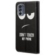 Wonderland Motorola Moto G62 5G flip case - Don t Touch My Phone For Discount