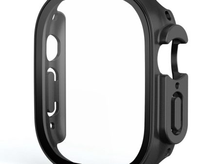 Apple Watch Ultra cover with tempered glass screen protector - Official Black Supply