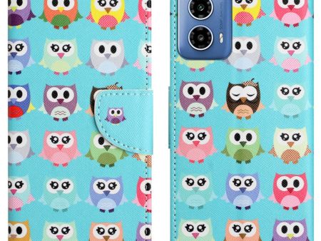 Wonderland Motorola Moto G24 flip case - Owls Online Hot Sale