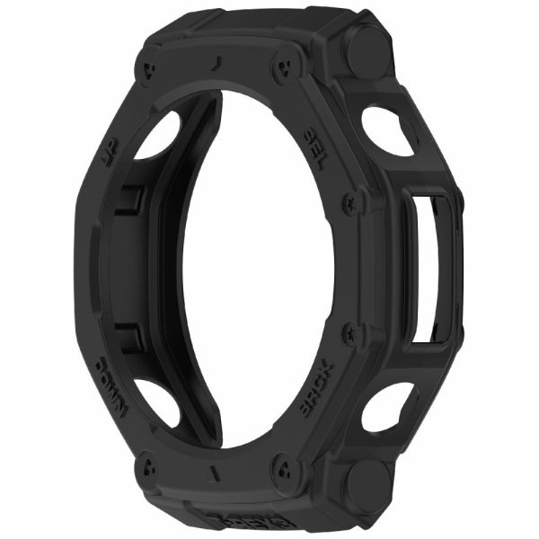 Huami Amazfit T-Rex 3 Flexible Watch Case Anti-Scratch Hollow Watch Frame Cover - Black Cheap