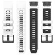 22mm Strap Garmin Fenix 8 47mm   Fenix E 47mm   Quatix 7 Pro Universal Silicone Watch Band - Black on Sale