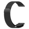 22mm Universal milanese stainless steel watch strap - Black Supply