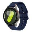 20mm Silicone Band Garminactive 5   Garmin vivoactive 5   Venu Sq Wave Design Watch Strap - Midnight Blue Hot on Sale