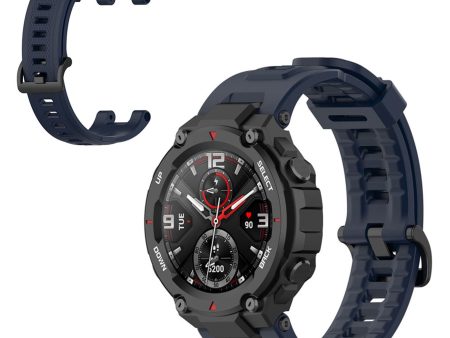 Amazfit T-Rex silicone watch band - Navy Blue Online Sale