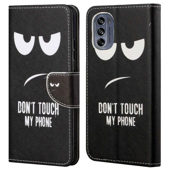 Wonderland Motorola Moto G62 5G flip case - Don t Touch My Phone For Discount