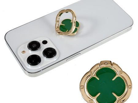 Clover style smartphone ring holder - Green Online Hot Sale