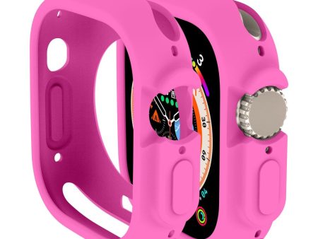 Apple Watch Ultra candy color cover - Hot Pink Online Hot Sale