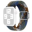 Apple Watch Series 9 45mm   Ultra 2 nylon braided strap - Jeans Colorful Fashion