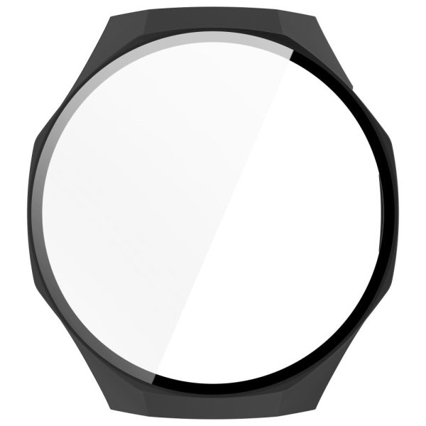 Huawei Watch GT 5 Pro 46mm Bump Resistant Cover Watch Case Cover with Tempered Glass Screen Film - Matte Black Sale