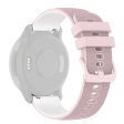 20mm silicone watch strap for Garmin watch - Pink   White Hot on Sale