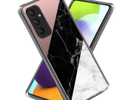 Deco Samsung Galaxy A35 phone cover - Three-Color Marble Texture Online Hot Sale