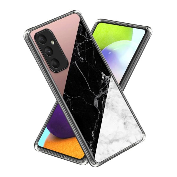 Deco Samsung Galaxy A35 phone cover - Three-Color Marble Texture Online Hot Sale