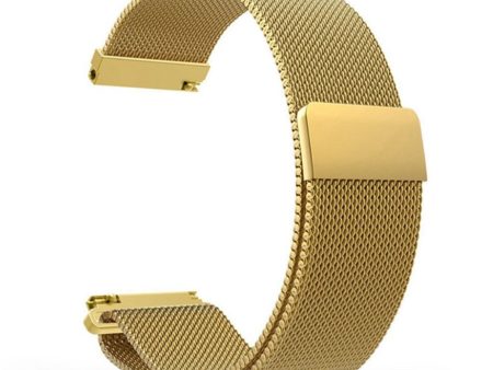 22mm Universal stainless steel watch band - Gold on Sale