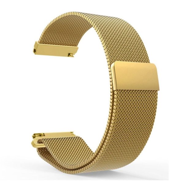 22mm Universal stainless steel watch band - Gold on Sale