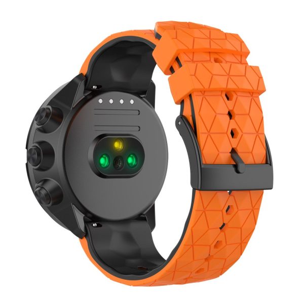 24mm silicone watch strap for Suunto - Orange Online Sale