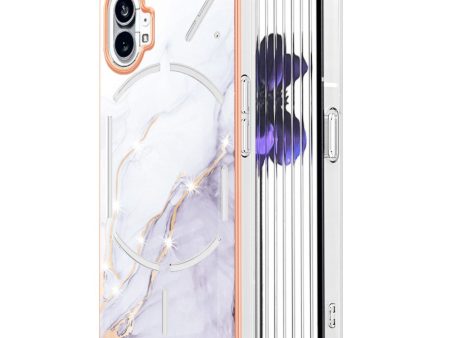 Marble Nothing Phone (1) case - White Marble Fashion