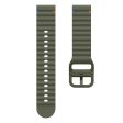 20mm Silicone Band Garminactive 5   Garmin vivoactive 5   Venu Sq Wave Design Watch Strap - Army Green Supply