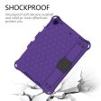 iPad 10.2 (2019) honeycomb EVA silicone combo case - Purple Online Sale