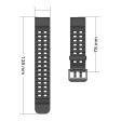 26mm Silicone Strap Garmin Fenix 8 51mm   Enduro 3   Enduro 2 Quick Release Ocean Watch Band - Grey Online now