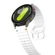 20mm Silicone Band Garminactive 5   Garmin vivoactive 5   Venu Sq Wave Design Watch Strap - White Online now