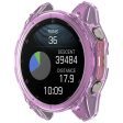 Garmin Fenix 8 43mm Flexible Case Drop-Proof Half Guard Watch Case Cover - Transparent Purple Sale